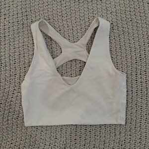 Lululemon white sports bra